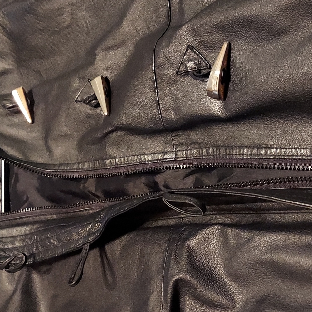 Leather Genuine Black  Jacket  GREE BELL - Picture 9 of 11